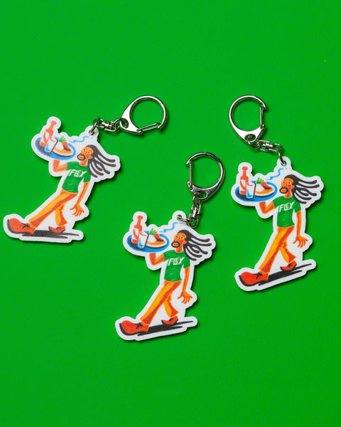 FLEX Keychain Set "Classic dread waiter"