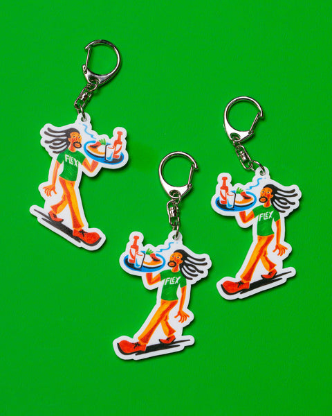 FLEX Keychain Set "Classic dread waiter"