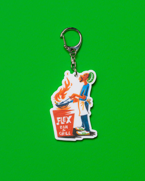 FLEX Keychain "Classic rasta chef"