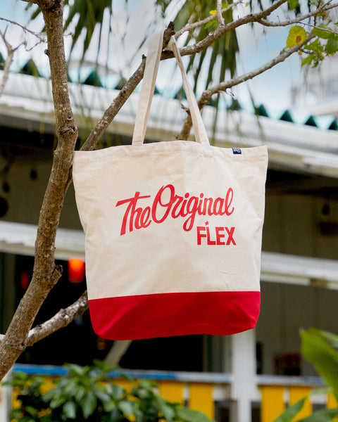 "The Original" Tote bag -red-