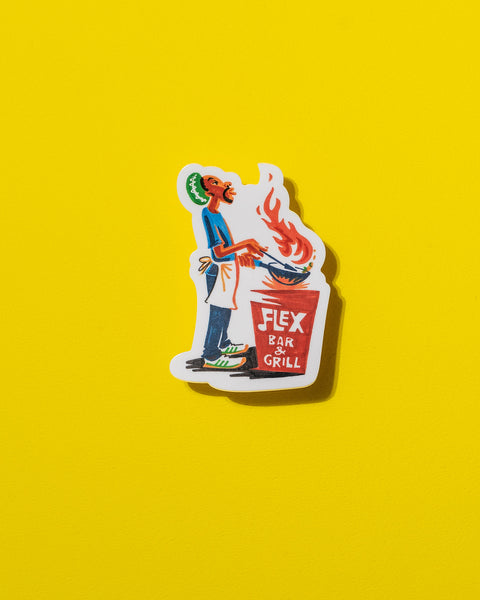 FLEX Sticker Chef Small(w4.2×h6.5cm)